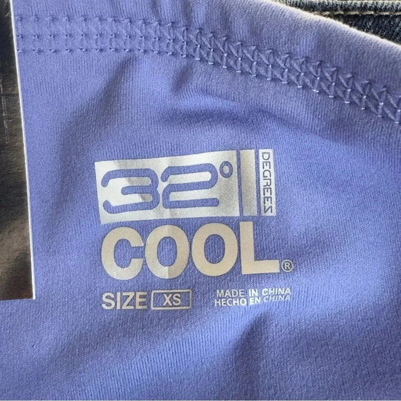 32 Degrees Cool Women's Soft Active Capri Legging Pants, Purple, Size XS 2 Pair - Picture 10 of 14